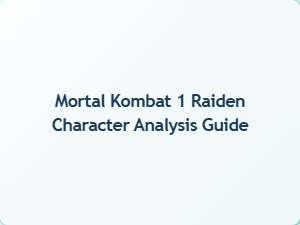Raiden Character Analysis in Mortal Kombat 1